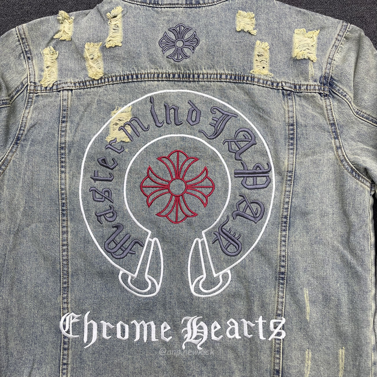 Chrome Hearts Patch Cross Denim (5) - www.newkick.vip